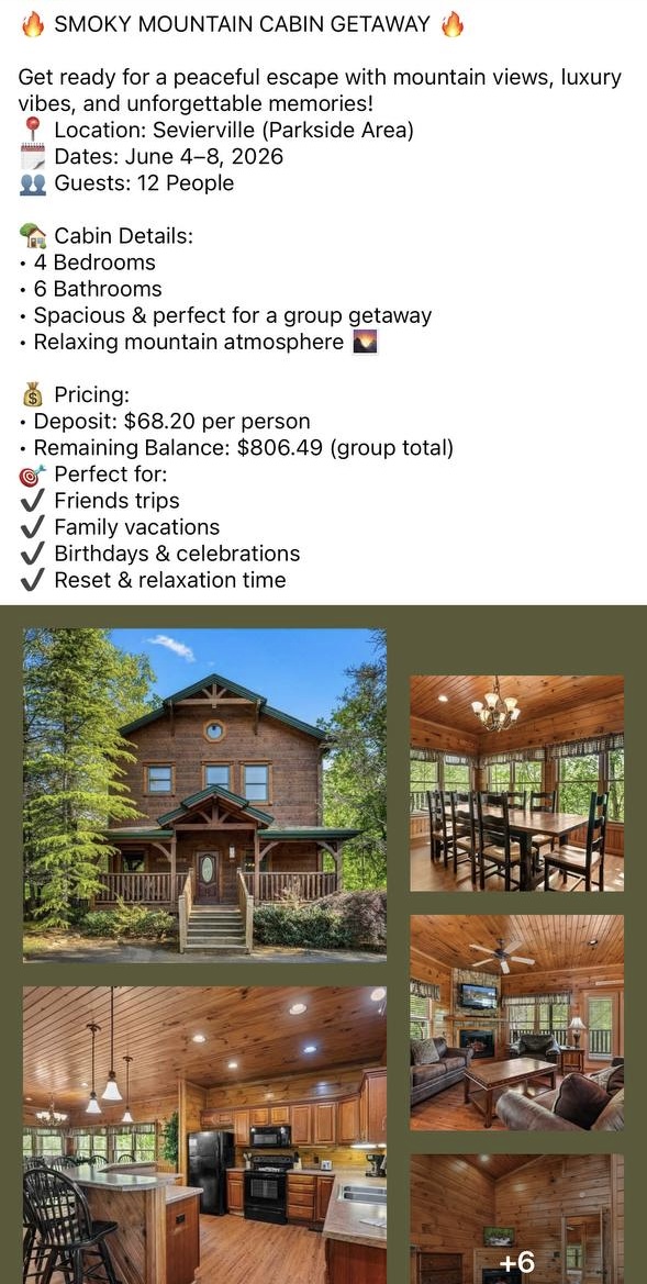Smoky Mountain Cabin Sevierville